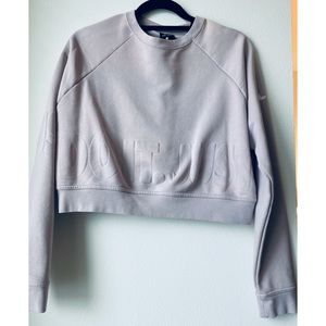 Nike cropped active sweatshirt